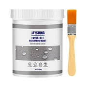 Holloyiver Invisible Waterproof Agent, Waterproof Rubber Seal, No Pounding Brick Leakage, Super Strong Adhesive Seal Coating 3.5Fl Oz (100ml)
